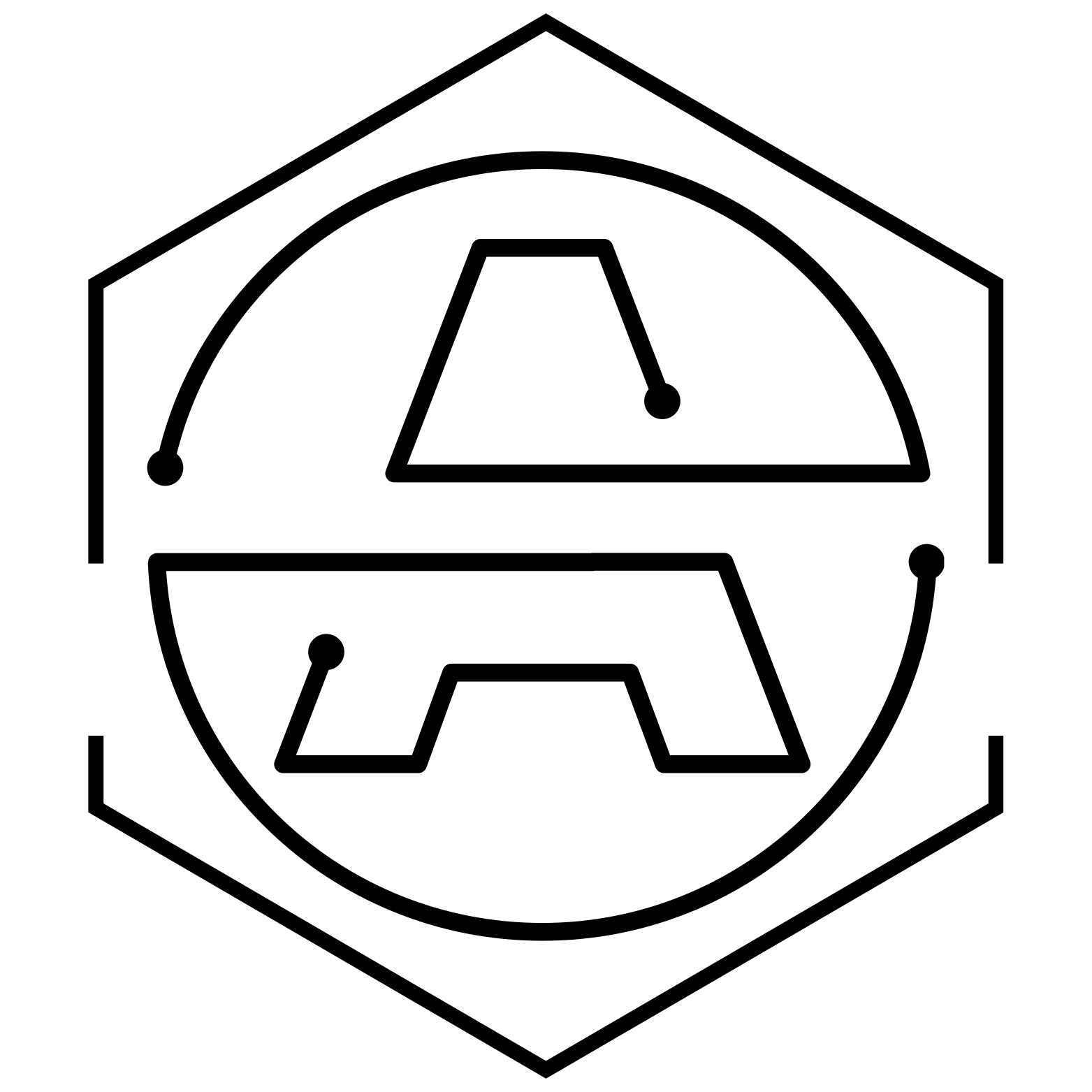 auttomatta monochrome logo